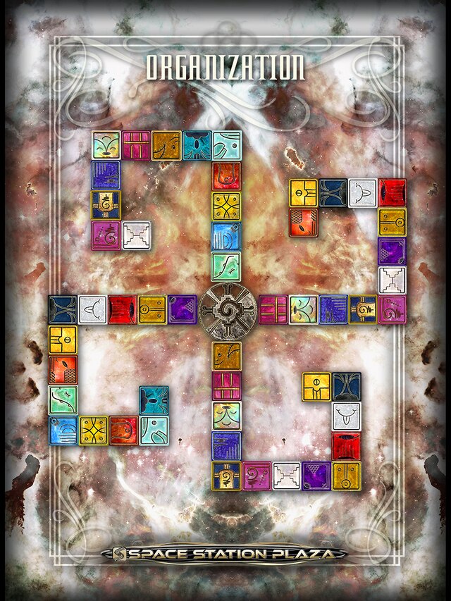 White Northern Castle of Crossing — Space Station Plaza castle map card