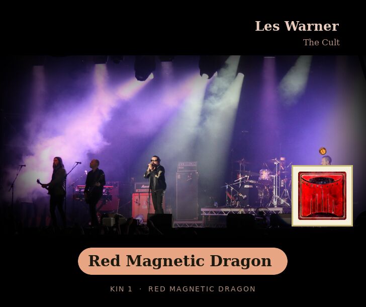 Les Warner - Kin 1 Red Magnetic Dragon