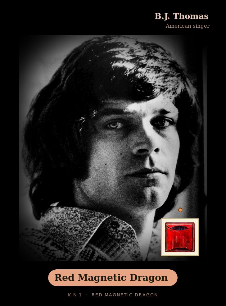 B.J. Thomas - Kin 1 Red Magnetic Dragon