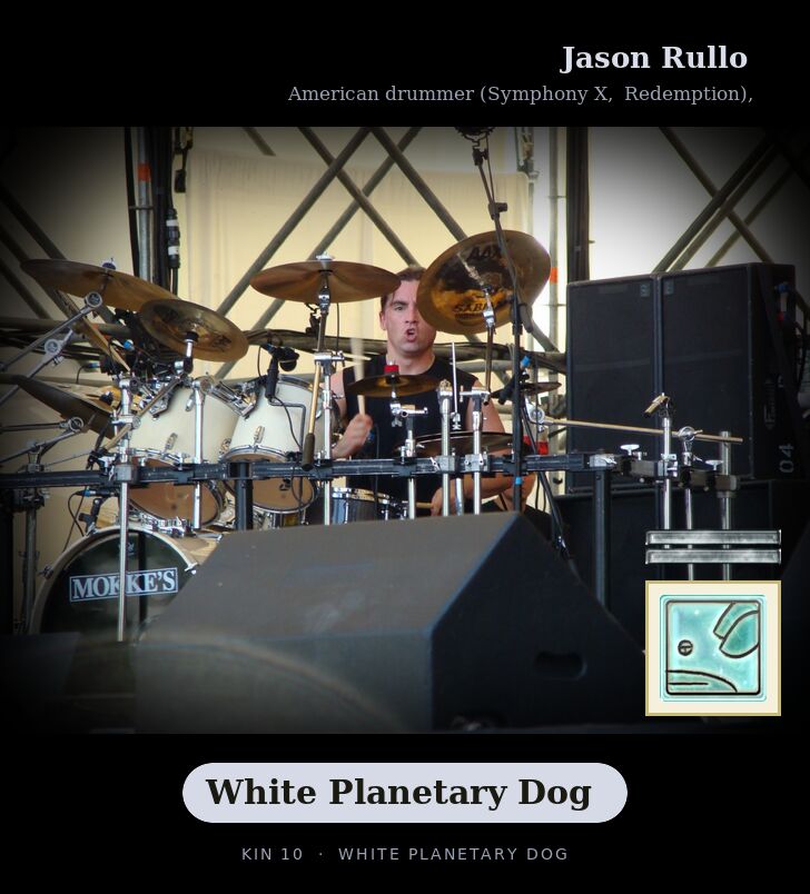 Jason Rullo - Kin 10 White Planetary Dog