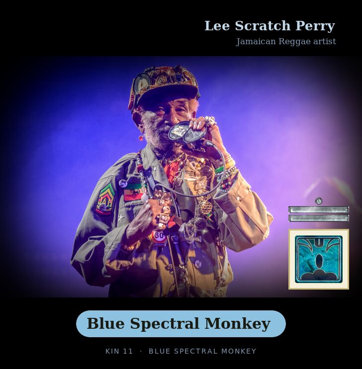 Lee Scratch Perry - Kin 11 Blue Spectral Monkey