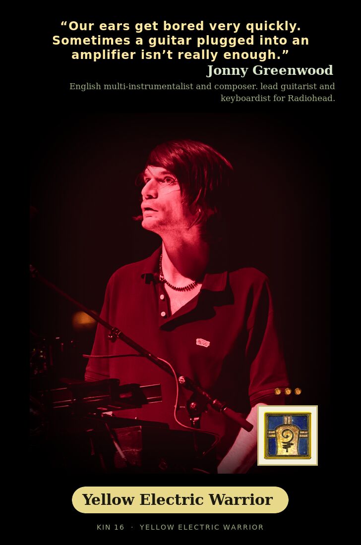 Jonny Greenwood - Kin 16 Yellow Electric Warrior