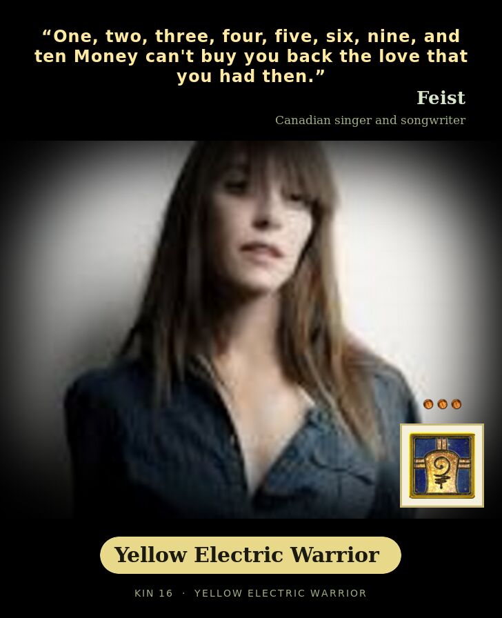Feist - Kin 16 Yellow Electric Warrior