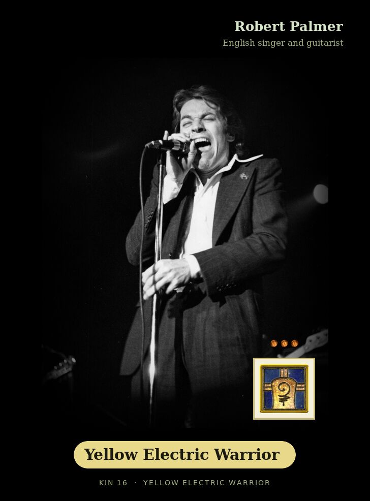 Robert Palmer - Kin 16 Yellow Electric Warrior