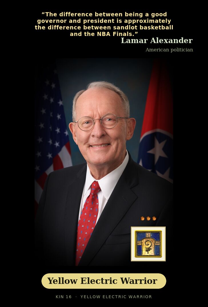 Lamar Alexander - Kin 16 Yellow Electric Warrior