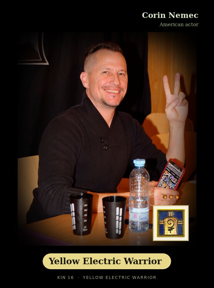Corin Nemec - Kin 16 Yellow Electric Warrior