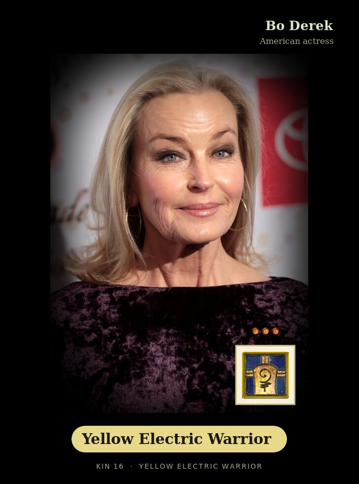 Bo Derek - Kin 16 Yellow Electric Warrior