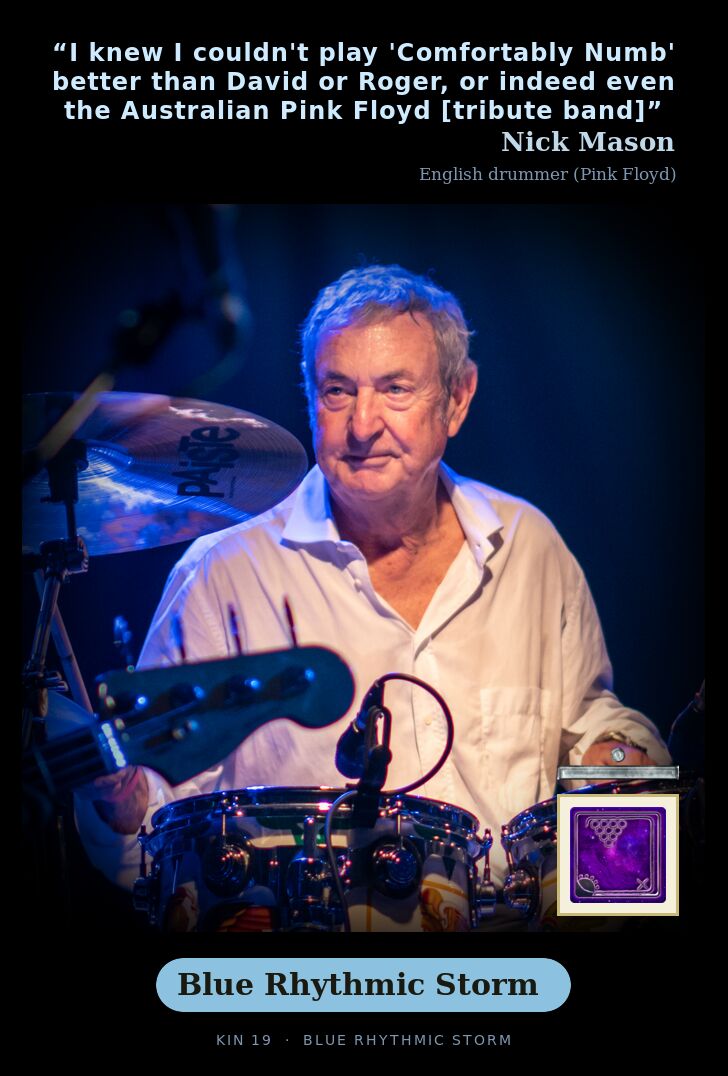 Nick Mason - Kin 19 Blue Rhythmic Storm