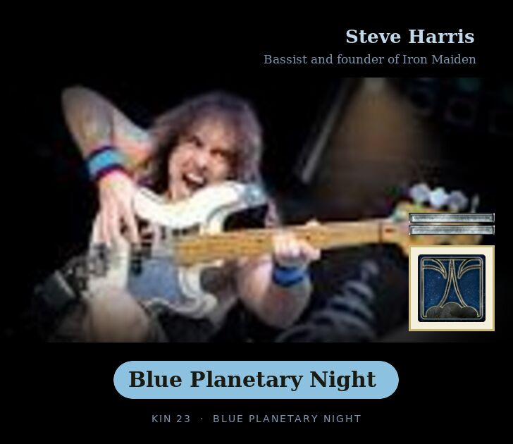 Steve Harris - Kin 23 Blue Planetary Night