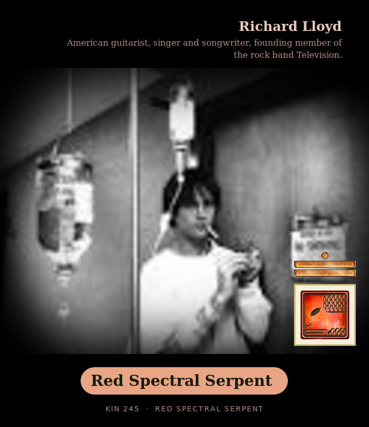 Richard Lloyd - Kin 245 Red Spectral Serpent