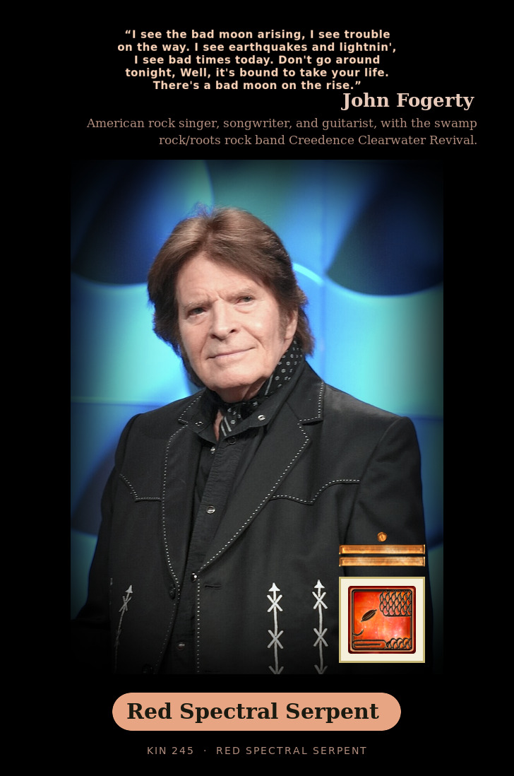 John Fogerty - Kin 245 Red Spectral Serpent