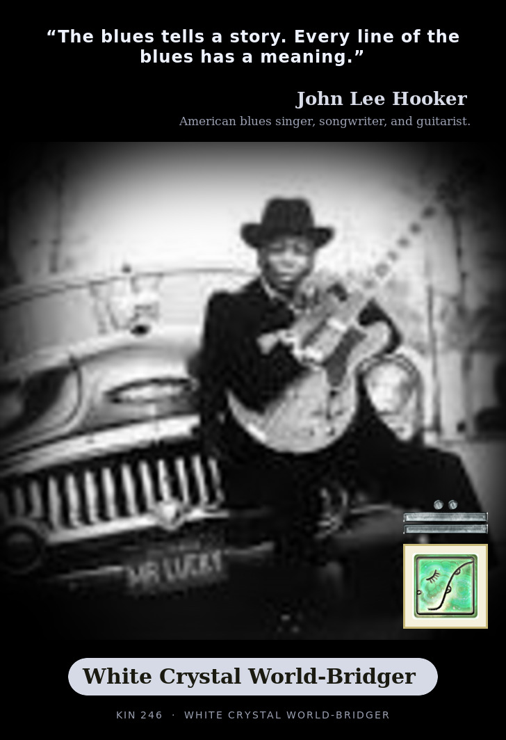 John Lee Hooker - Kin 246 White Crystal World-Bridger