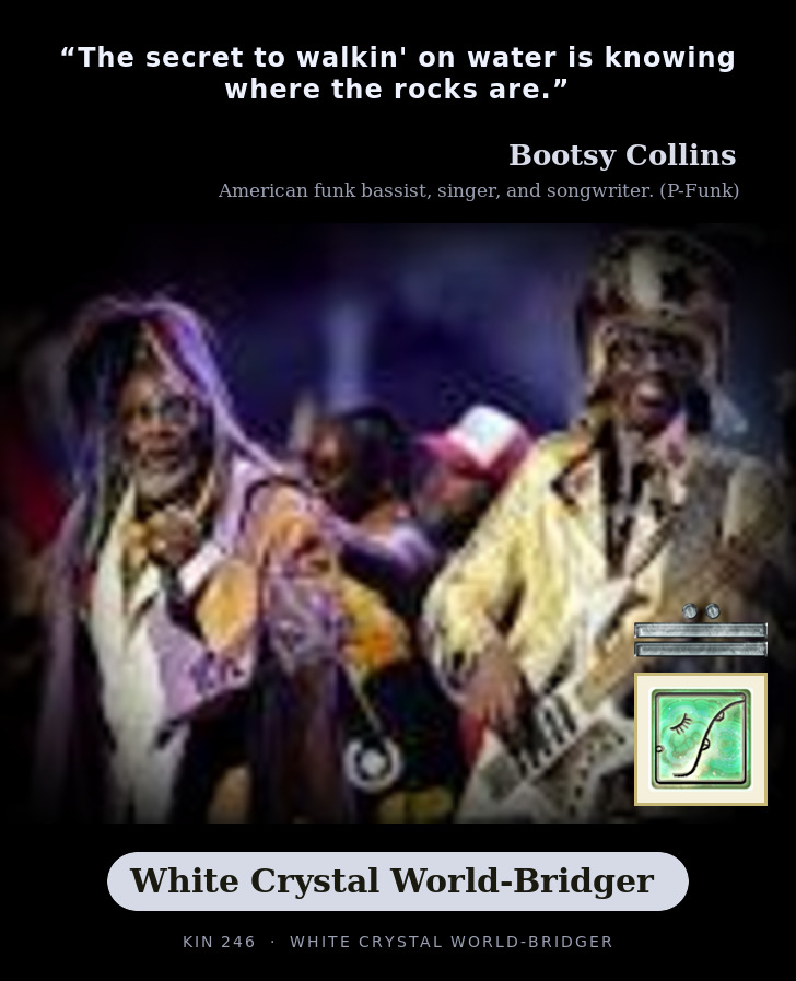 Bootsy Collins - Kin 246 White Crystal World-Bridger