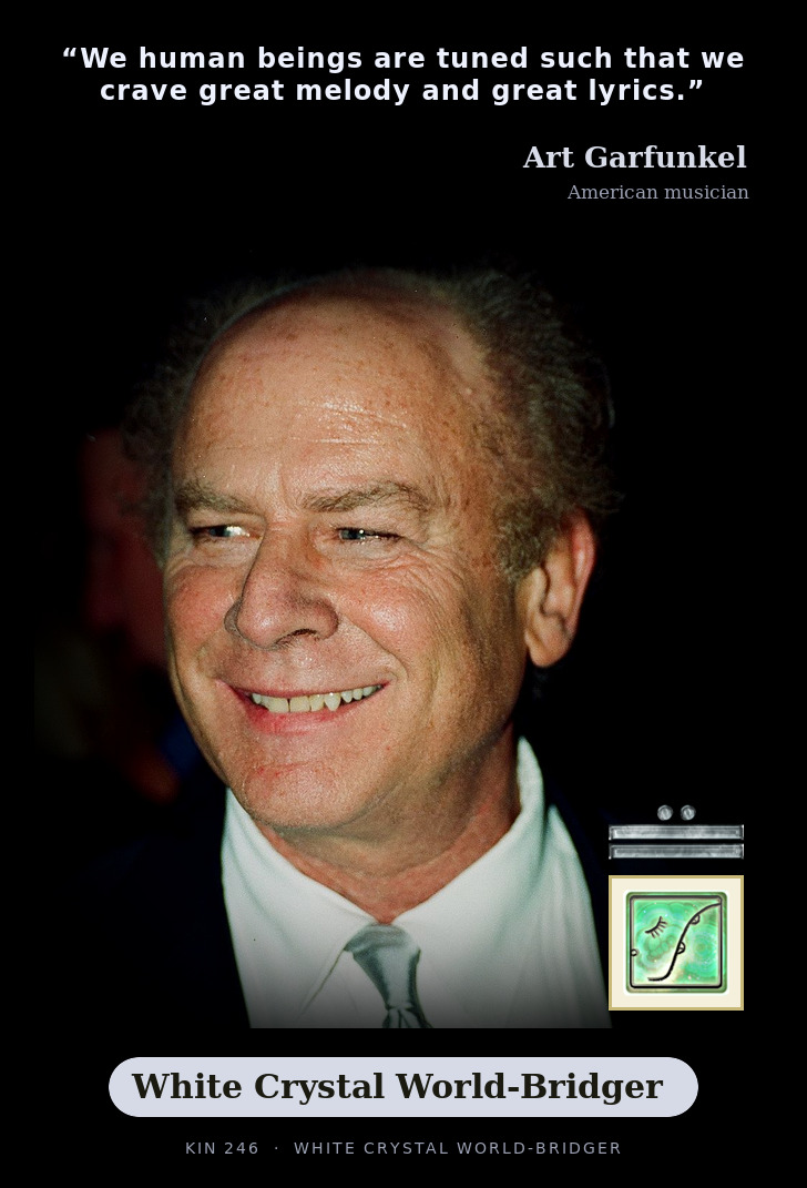 Art Garfunkel - Kin 246 White Crystal World-Bridger