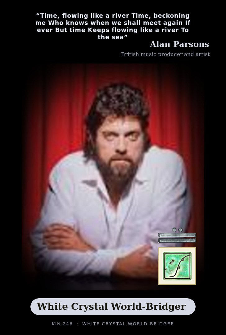 Alan Parsons - Kin 246 White Crystal World-Bridger