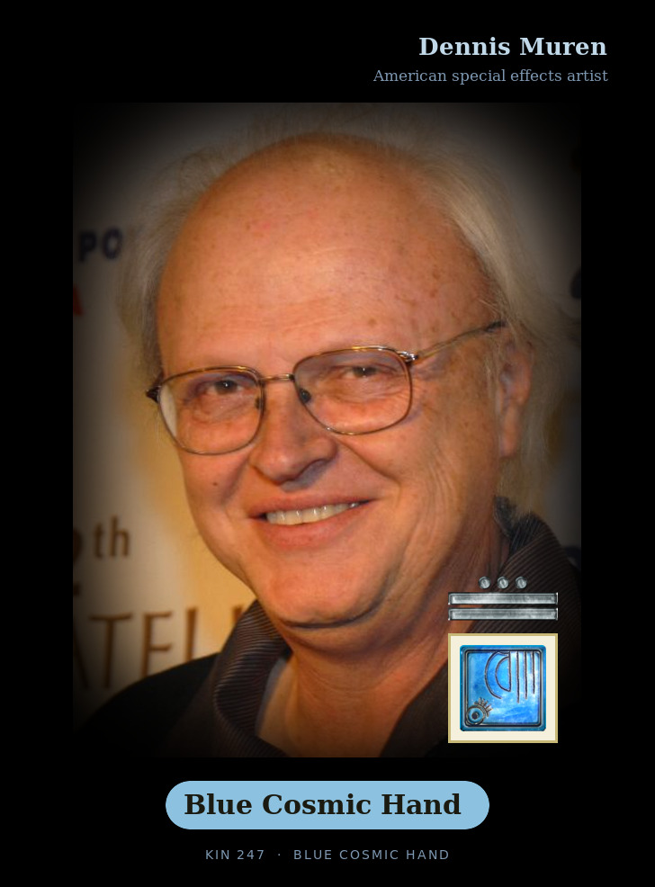 Dennis Muren - Kin 247 Blue Cosmic Hand