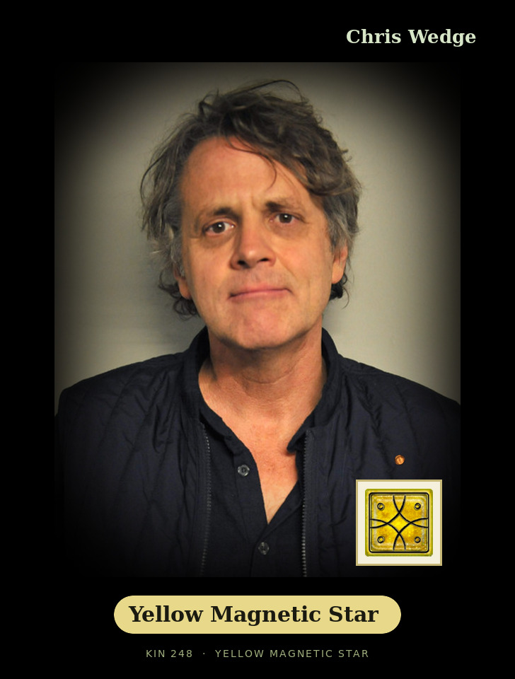 Chris Wedge - Kin 248 Yellow Magnetic Star