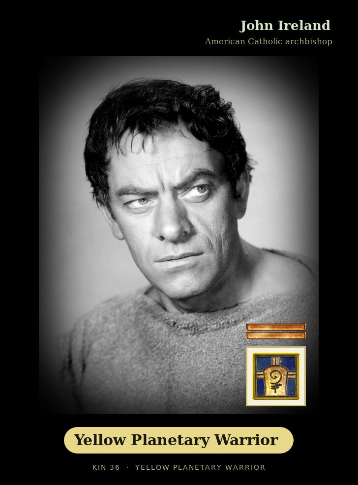 John Ireland - Kin 36 Yellow Planetary Warrior