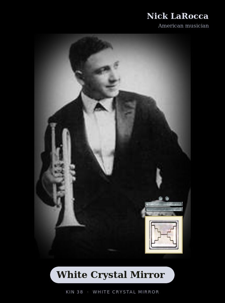 Nick LaRocca - Kin 38 White Crystal Mirror