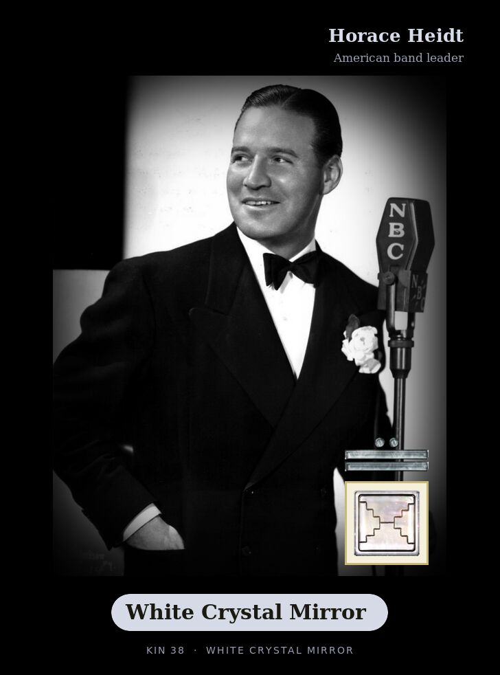 Horace Heidt - Kin 38 White Crystal Mirror