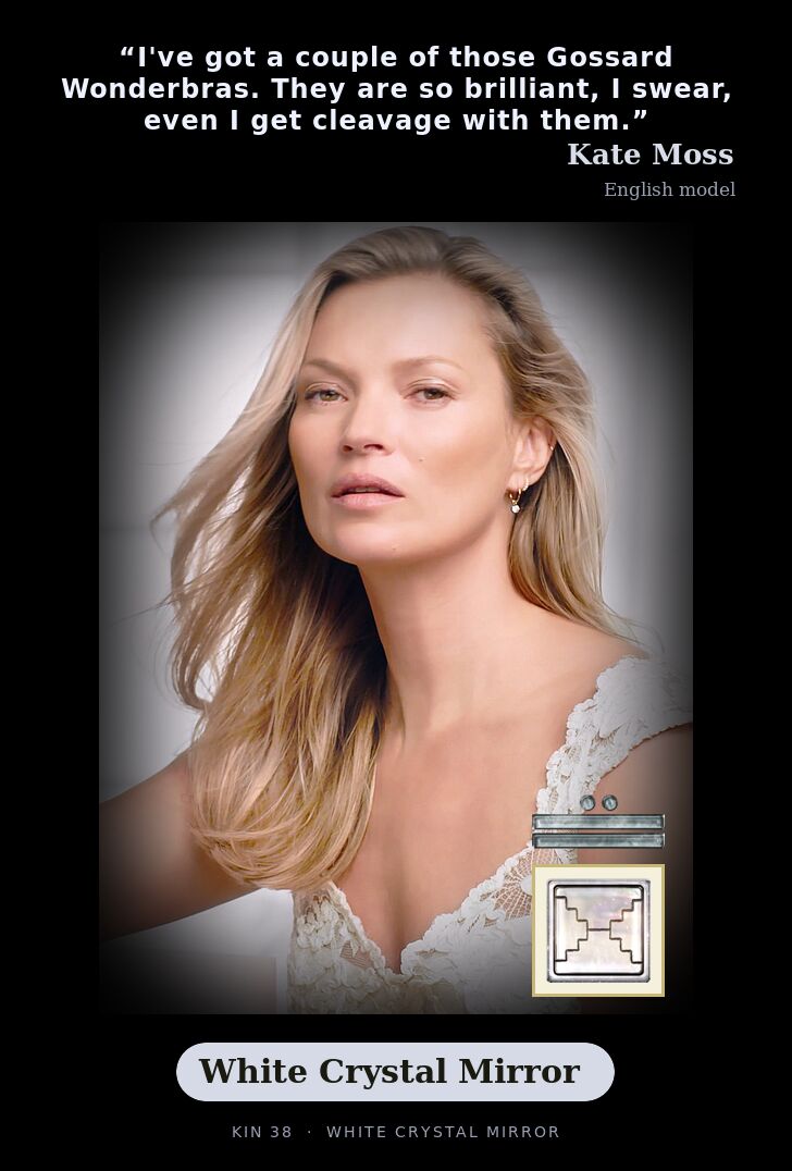 Kate Moss - Kin 38 White Crystal Mirror