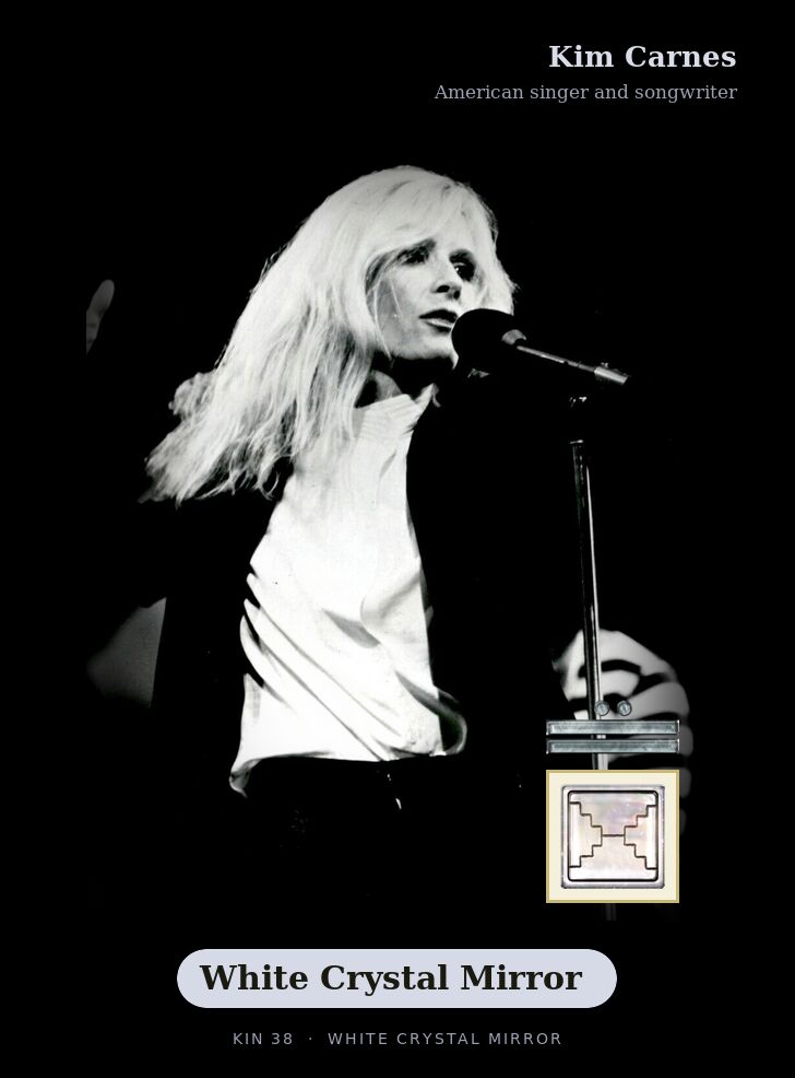 Kim Carnes - Kin 38 White Crystal Mirror