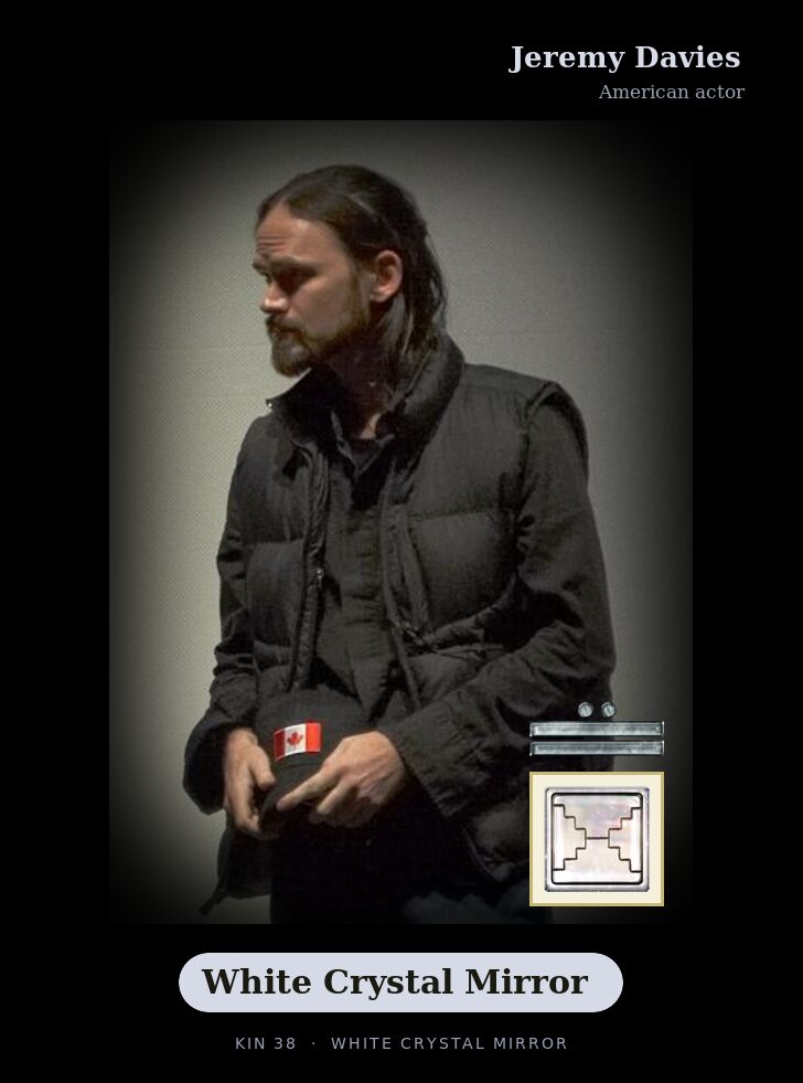 Jeremy Davies - Kin 38 White Crystal Mirror