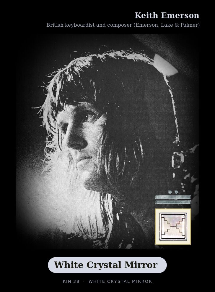 Keith Emerson - Kin 38 White Crystal Mirror