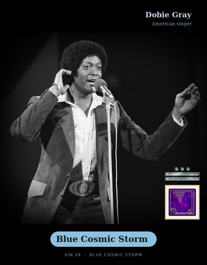 Dobie Gray - Kin 39 Blue Cosmic Storm