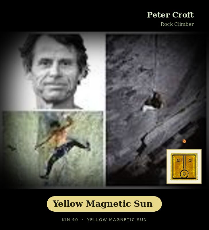 Peter Croft - Kin 40 Yellow Magnetic Sun