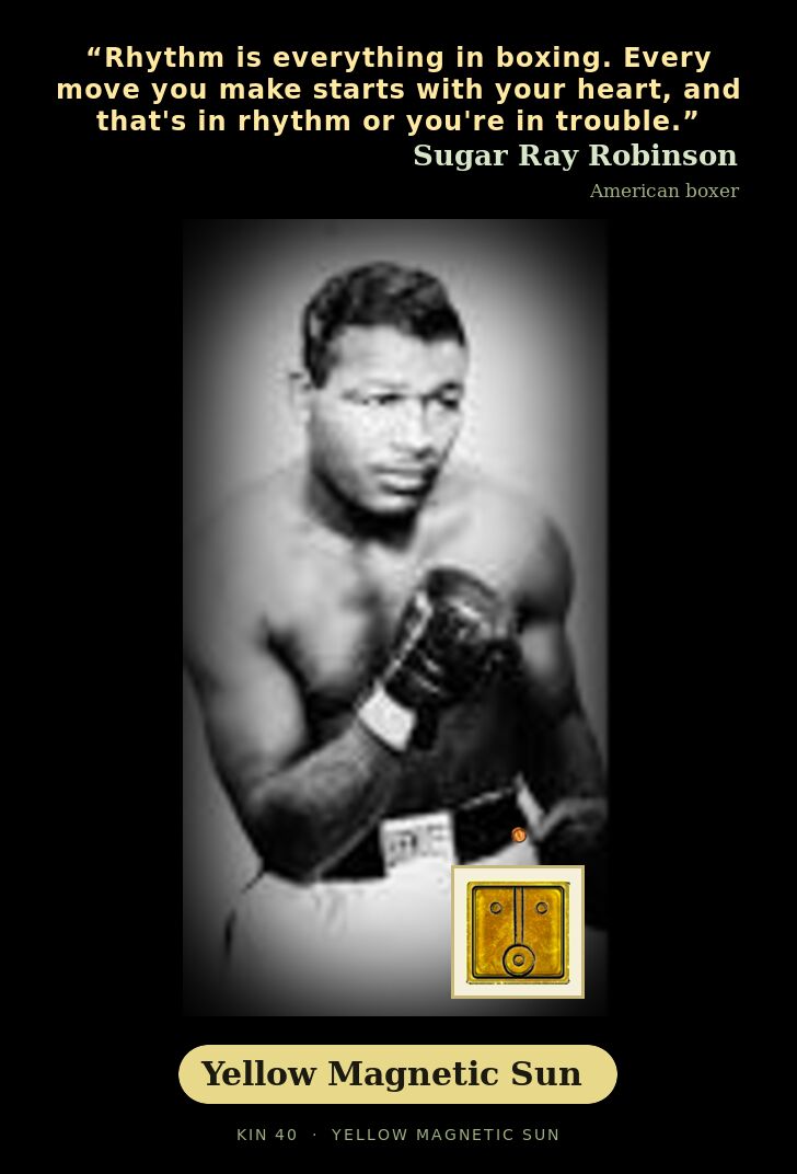 Sugar Ray Robinson - Kin 40 Yellow Magnetic Sun