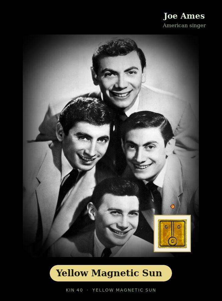Joe Ames - Kin 40 Yellow Magnetic Sun