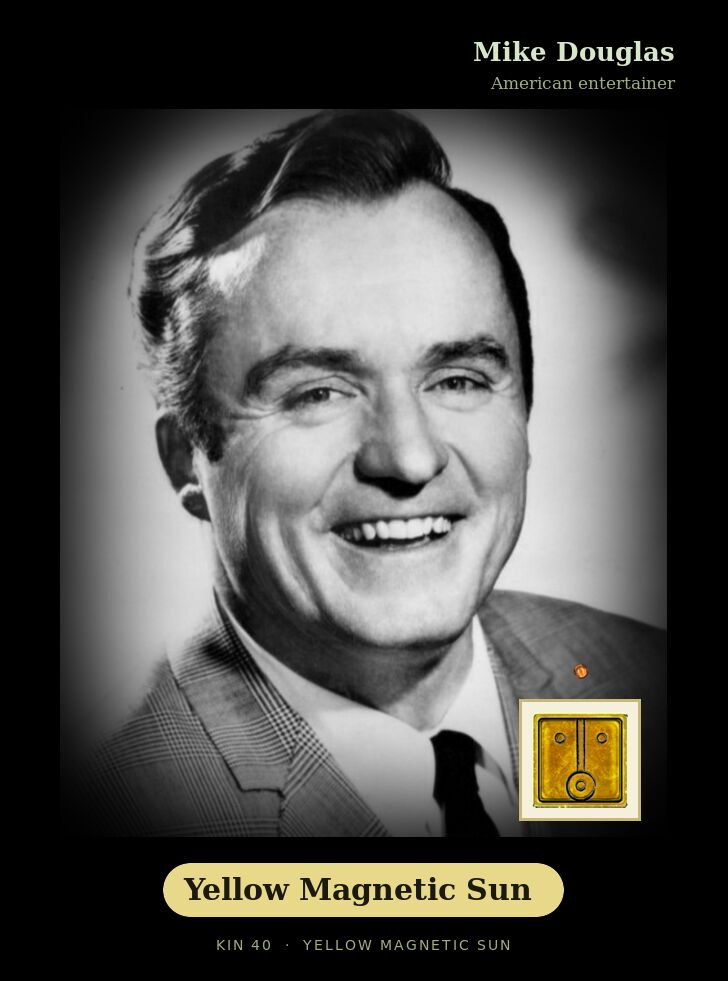 Mike Douglas - Kin 40 Yellow Magnetic Sun