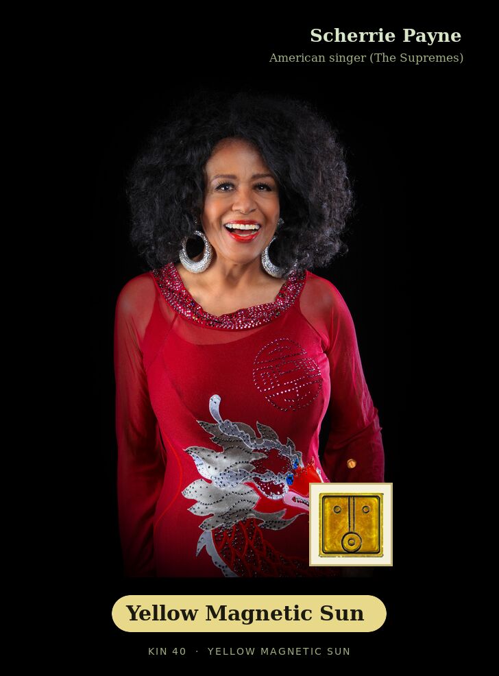 Scherrie Payne - Kin 40 Yellow Magnetic Sun