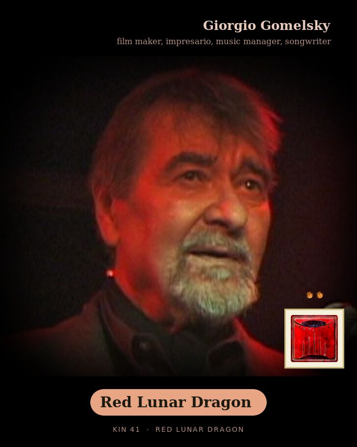 Giorgio Gomelsky - Kin 41 Red Lunar Dragon
