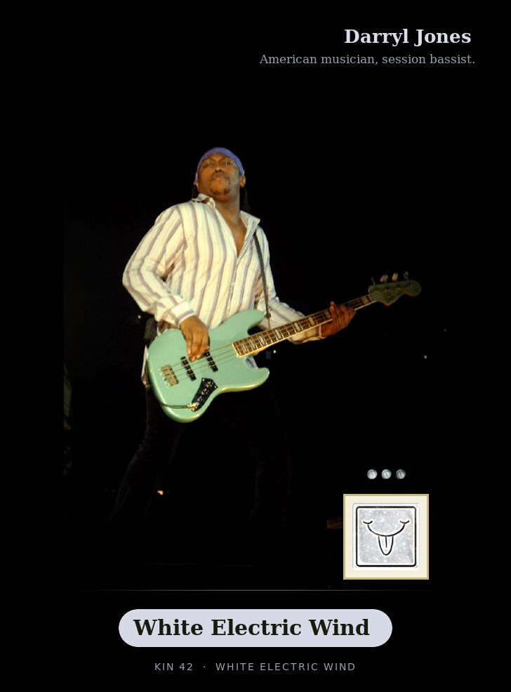 Darryl Jones - Kin 42 White Electric Wind