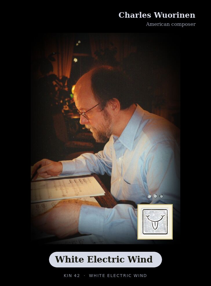 Charles Wuorinen - Kin 42 White Electric Wind
