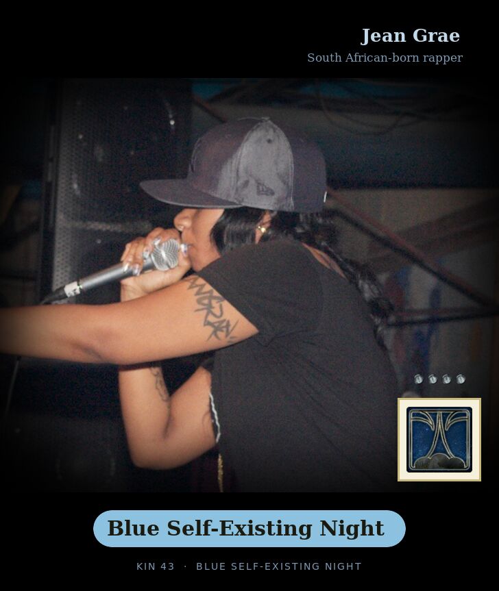 Jean Grae - Kin 43 Blue Self-Existing Night