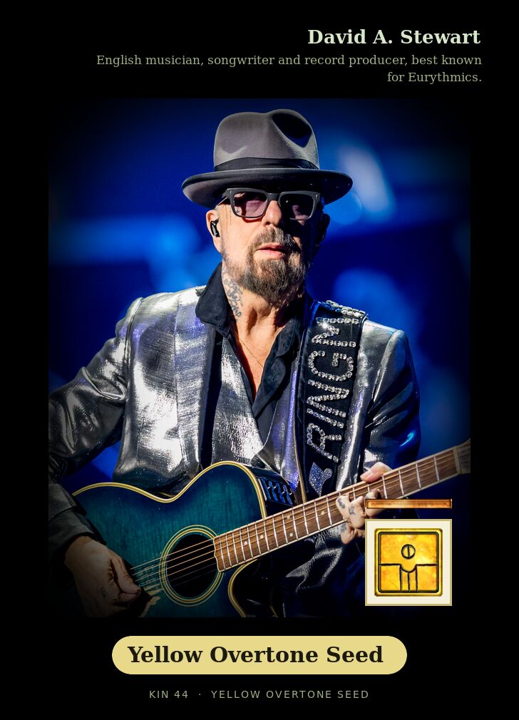 David A. Stewart - Kin 44 Yellow Overtone Seed