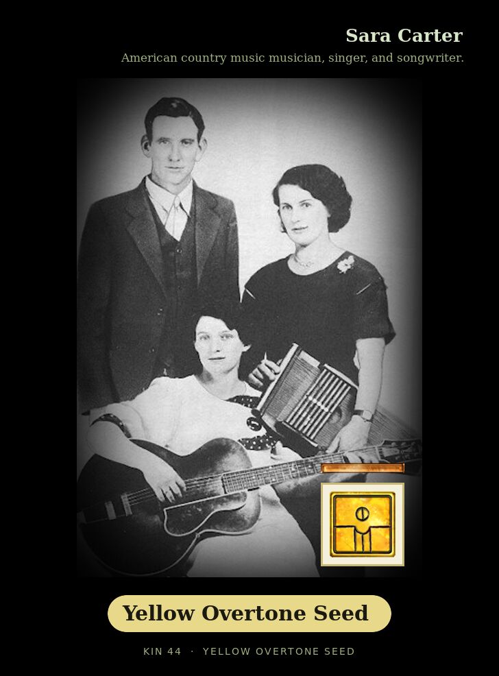 Sara Carter - Kin 44 Yellow Overtone Seed