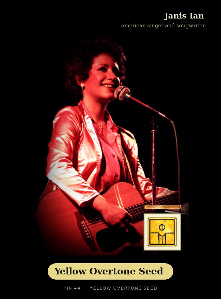 Janis Ian - Kin 44 Yellow Overtone Seed