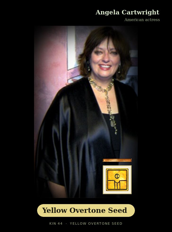 Angela Cartwright - Kin 44 Yellow Overtone Seed