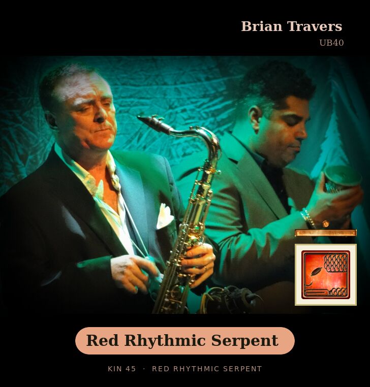 Brian Travers - Kin 45 Red Rhythmic Serpent