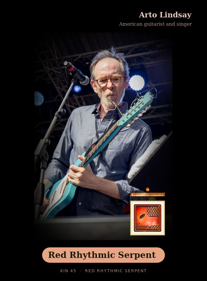 Arto Lindsay - Kin 45 Red Rhythmic Serpent