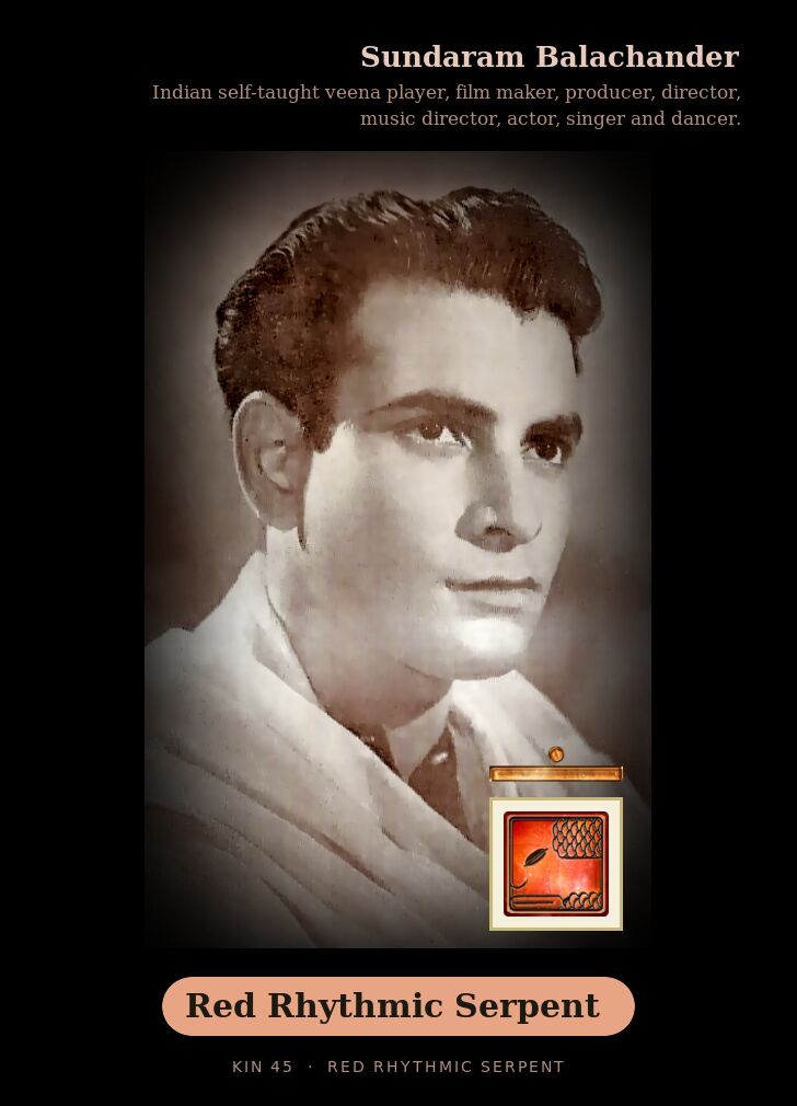 Sundaram Balachander - Kin 45 Red Rhythmic Serpent