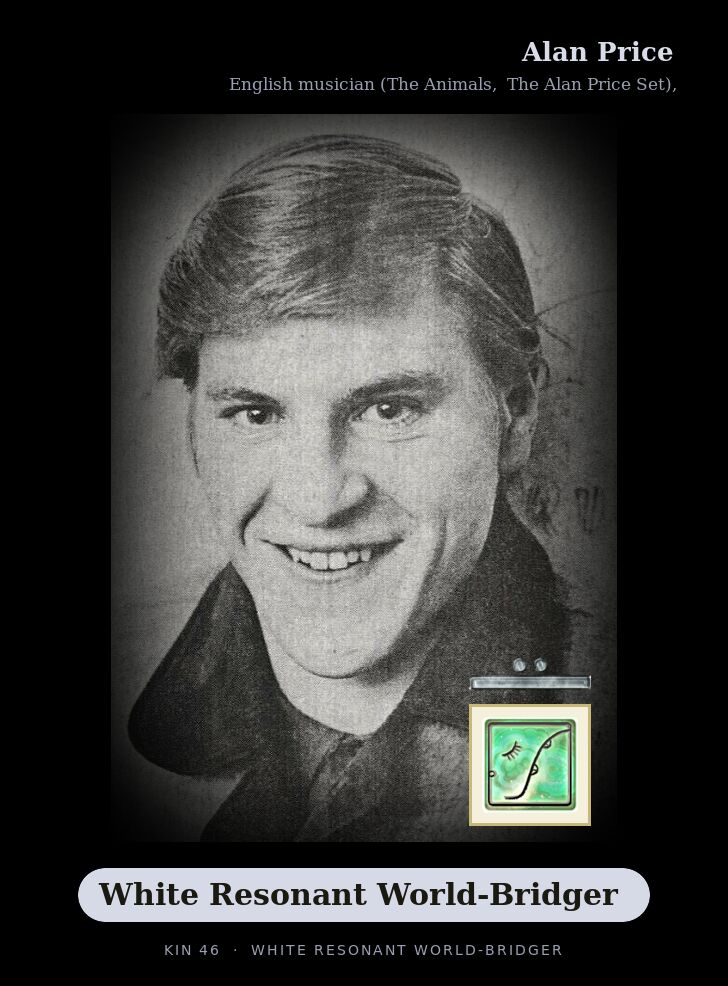 Alan Price - Kin 46 White Resonant World-Bridger
