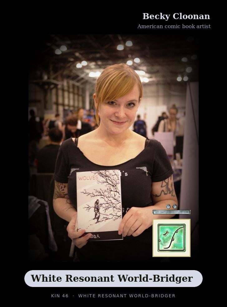 Becky Cloonan - Kin 46 White Resonant World-Bridger