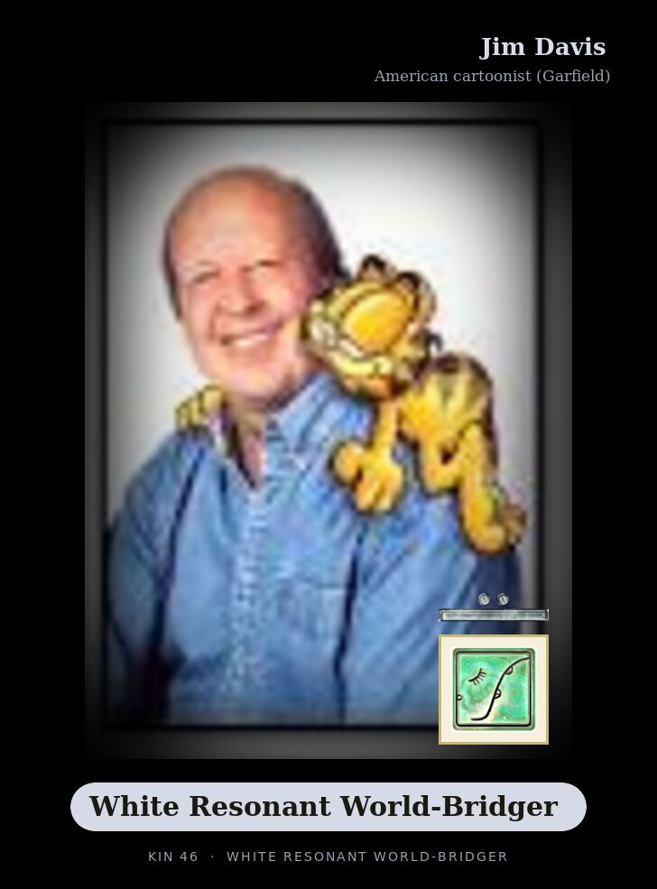 Jim Davis - Kin 46 White Resonant World-Bridger