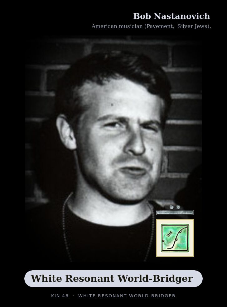 Bob Nastanovich - Kin 46 White Resonant World-Bridger