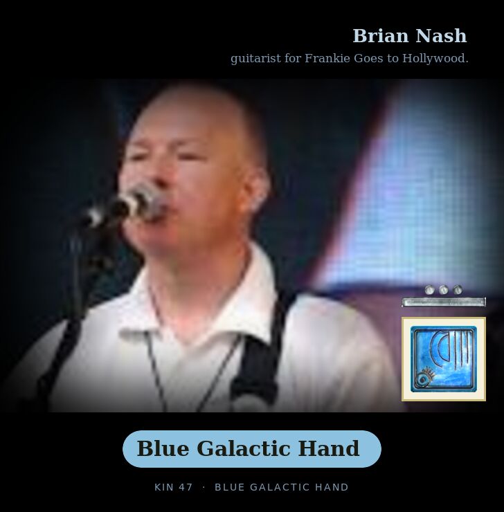 Brian Nash - Kin 47 Blue Galactic Hand